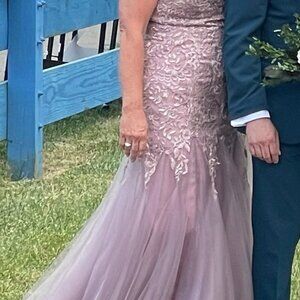 Beautiful long mother of the bride dress